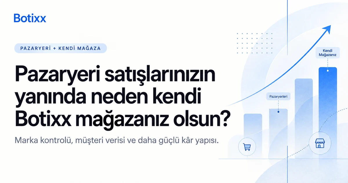 Pazaryerinin yanında neden kendi mağazanız olsun?